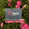 Reach Ability Gift Voucher on a bew of carnations