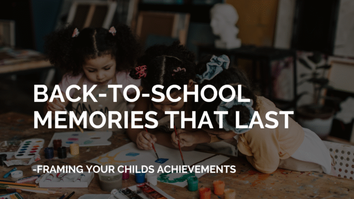 Bellefield Design back to school memories to frame