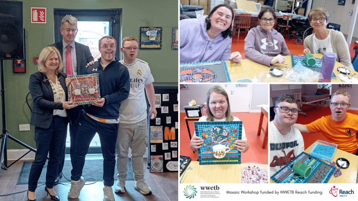 Reach Ability Mosaic project with WWETB & Helen McClean